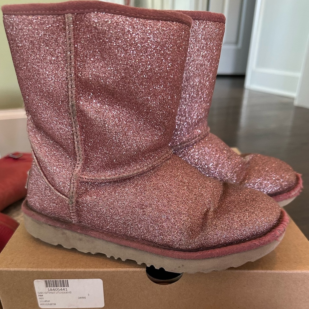 Pink Sparkle Uggs